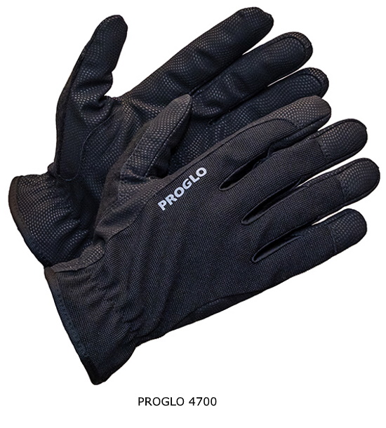 Synteettinen käsine kämmenpehmikkeellä